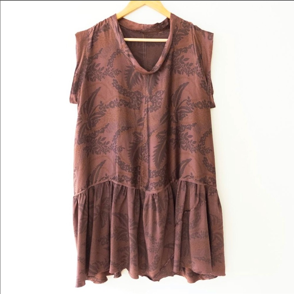 Skif tunic mini dress silk